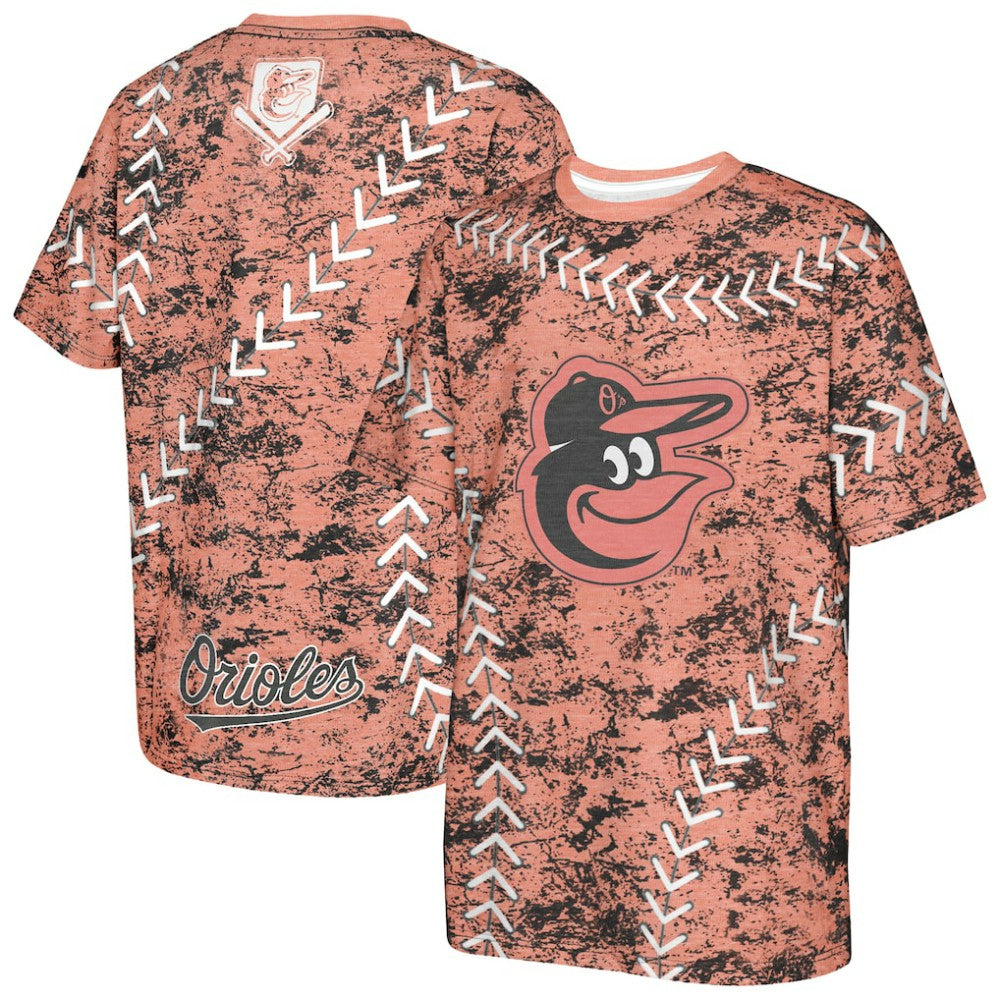 Baltimore Orioles Youth Slide Score Bold T-Shirt - MLB T-shirts