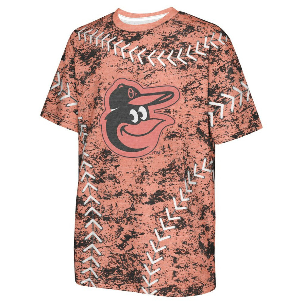 Baltimore Orioles Youth Slide Score Bold T-Shirt - MLB T-shirts