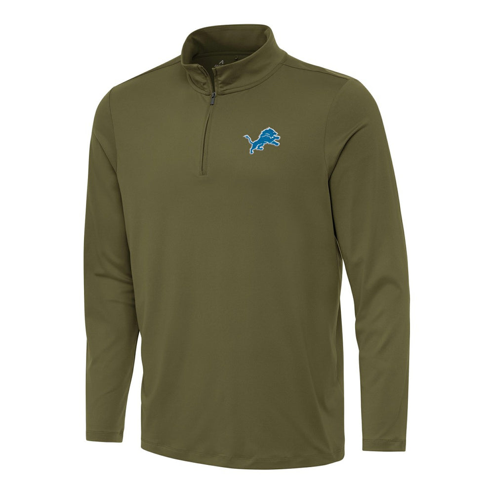Detroit Lions Antigua Reprocess Quarter-Zip Top | NFL Discount
