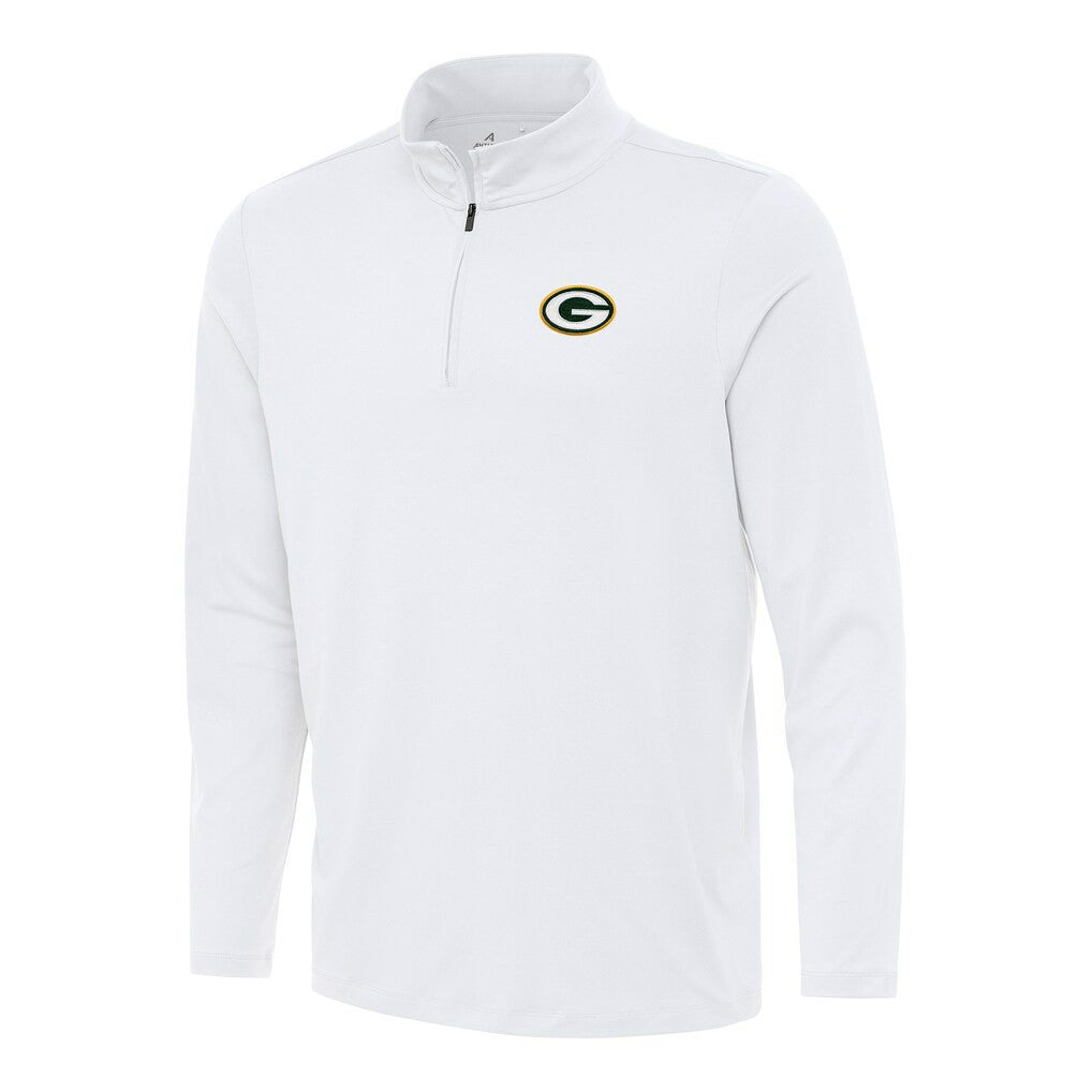 Green Bay Packers Antigua Reprocess Quarter-Zip Top | NFL Outlet