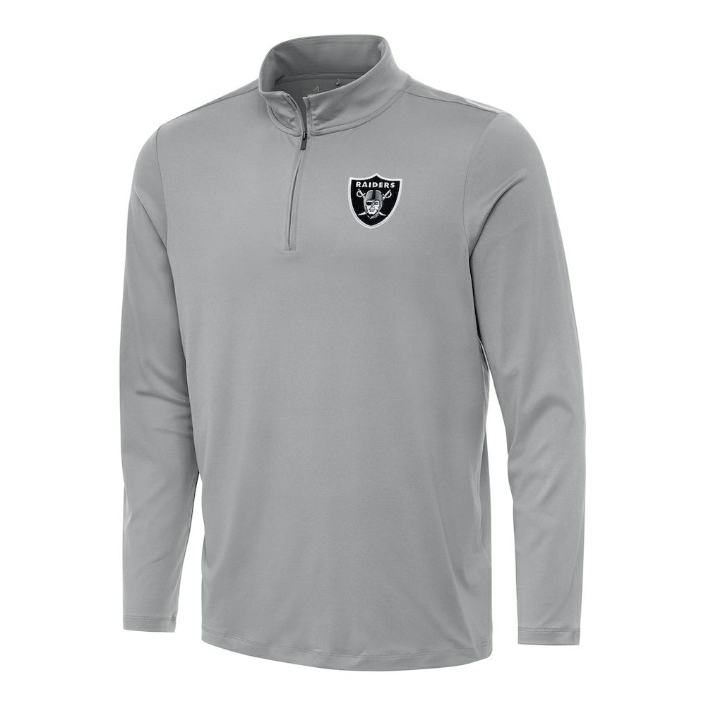 Las Vegas Raiders Antigua Reprocess Quarter-Zip Top | NFL Outlet