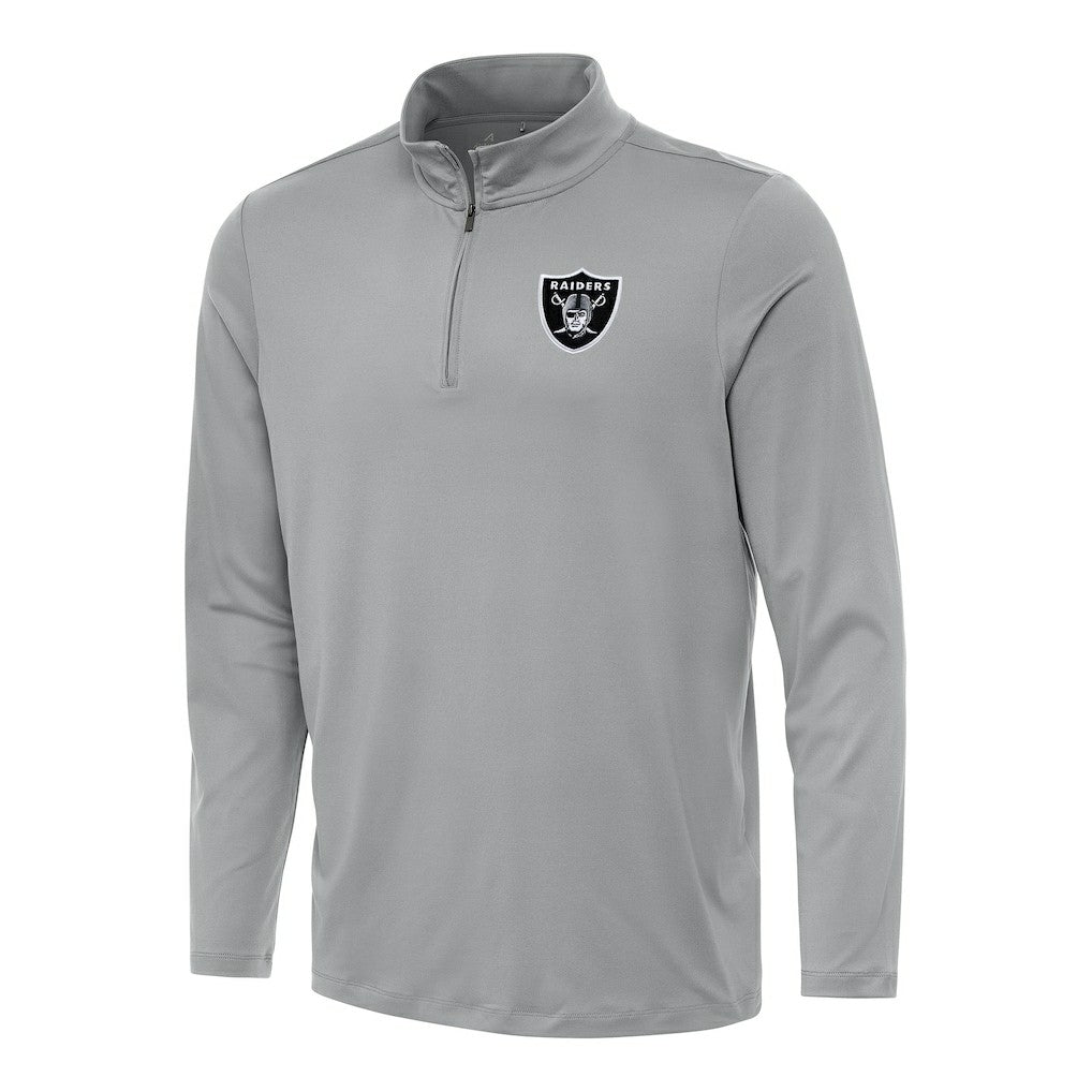Las Vegas Raiders Antigua Reprocess Quarter-Zip Top | NFL Outlet