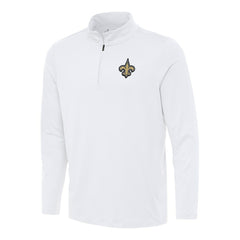 New Orleans Saints Antigua Reprocess Quarter-Zip Top | NFL On sale