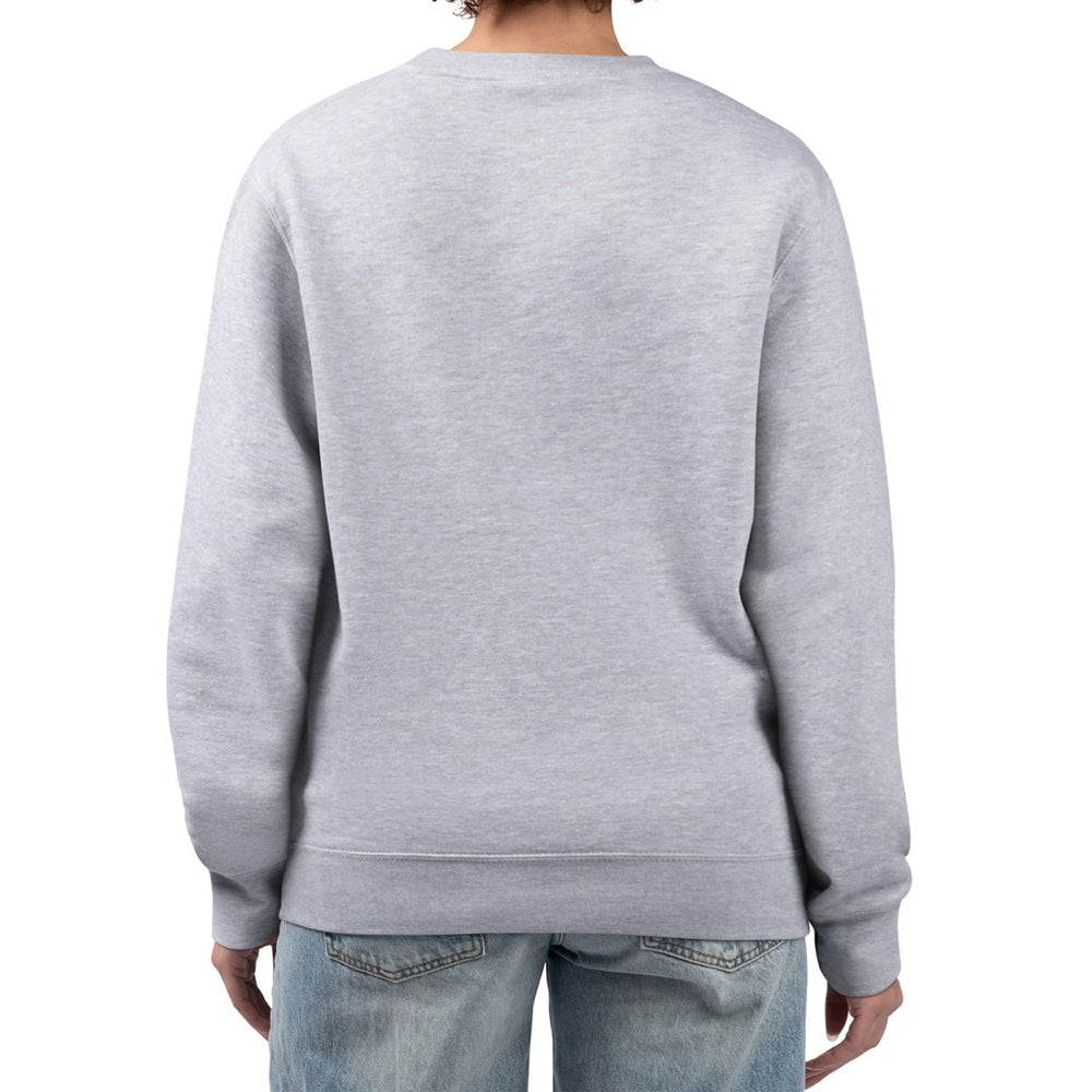 Heather Gray Utah Jazz G-III 4Her by Carl Banks Women's Flowers Team Logo Graphic Fleece Crewneck Pullover Sweatshirt | NBA