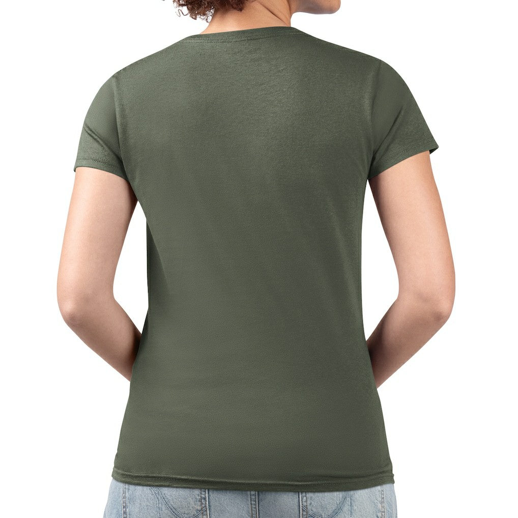 Olive Boston Celtics G-III 4Her by Carl Banks Women's Super-Slim Fit Lightweight Flowers Team Logo Graphic V-Neck T-Shirt | NBA
