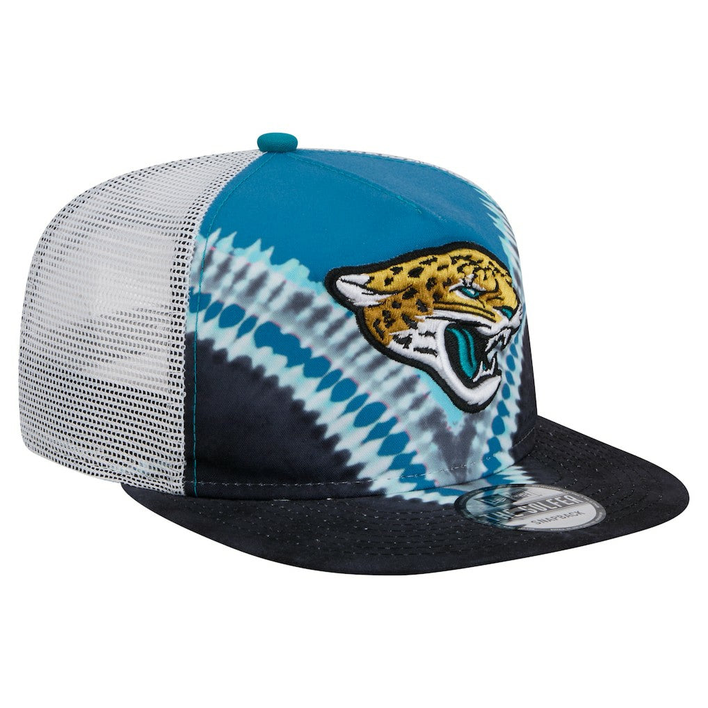 Jacksonville Jaguars Throwback Dye Golfer Snapback Hat | NFL Hot