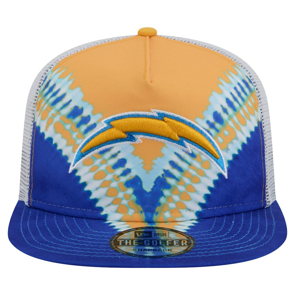 Los Angeles Chargers Throwback Dye Golfer Snapback Hat | NFL Sale