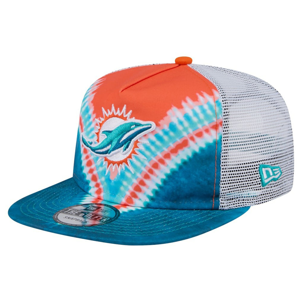 Miami Dolphins Throwback Dye Golfer Snapback Hat | NFL Discount
