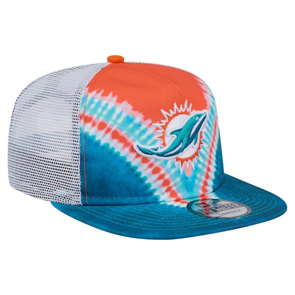 Miami Dolphins Throwback Dye Golfer Snapback Hat | NFL Discount