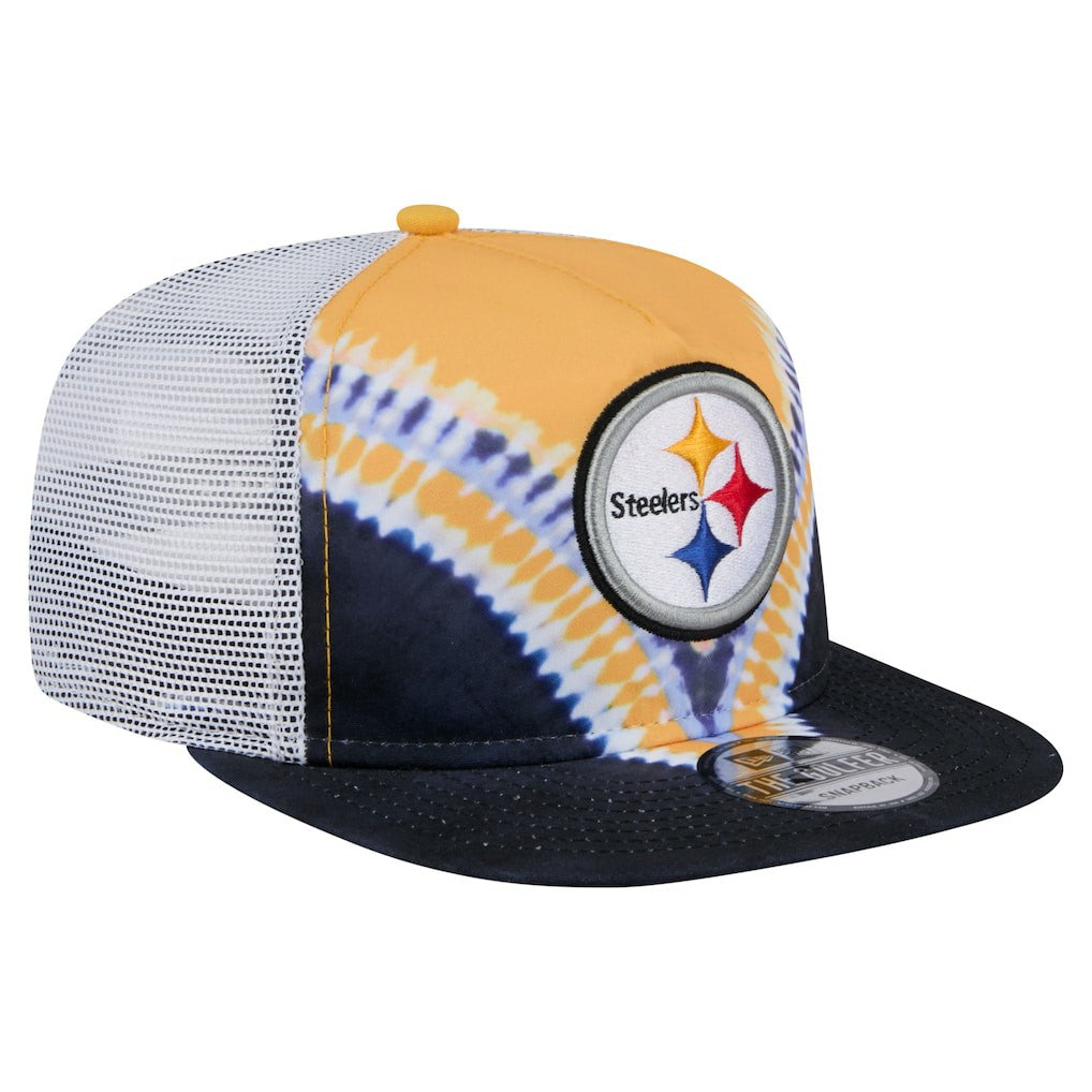 Pittsburgh Steelers Throwback Dye Golfer Snapback Hat | NFL Sale