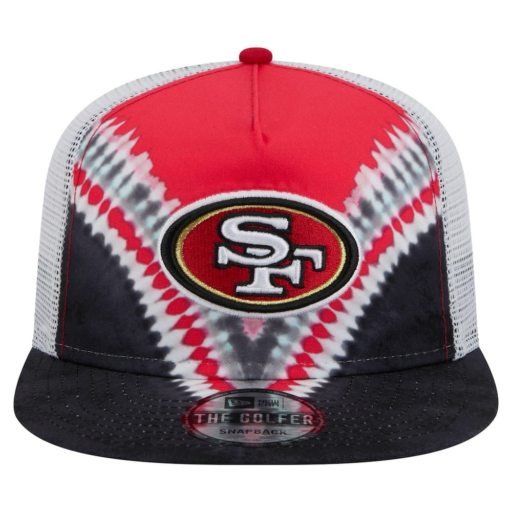San Francisco 49ers Throwback Dye Golfer Snapback Hat | NFL US