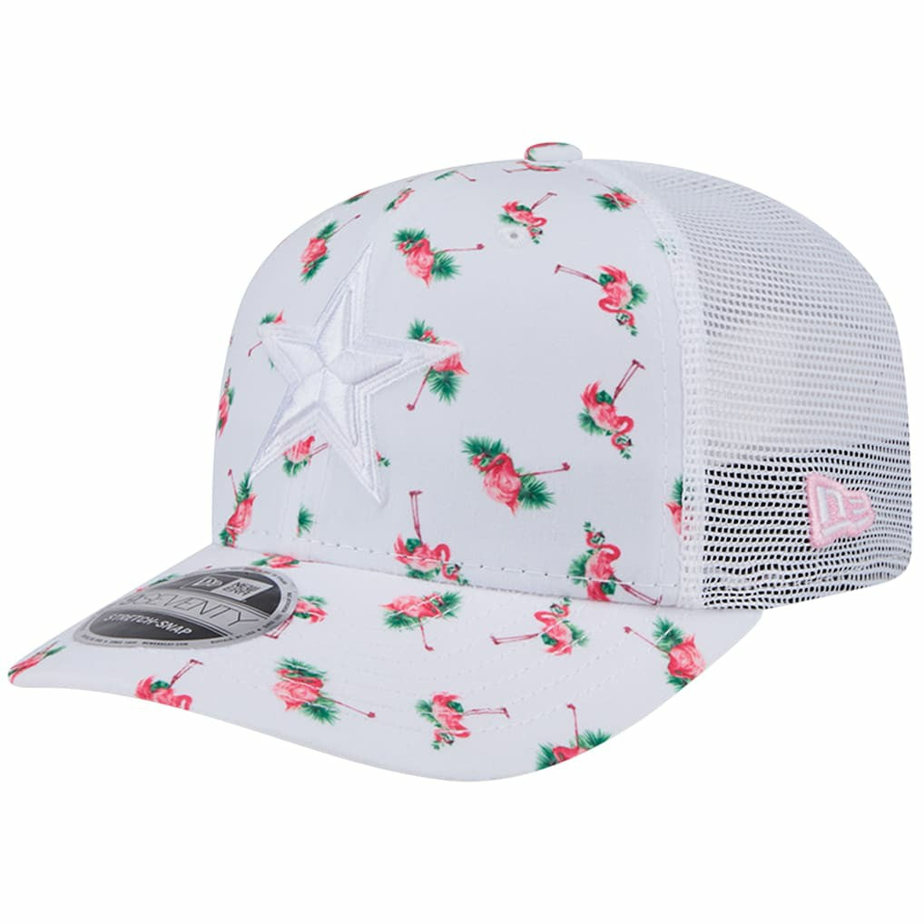 Dallas Cowboys Adventure Flamingo Pattern 9SEVENTY Stretch-Snap Hat | NFL Sale