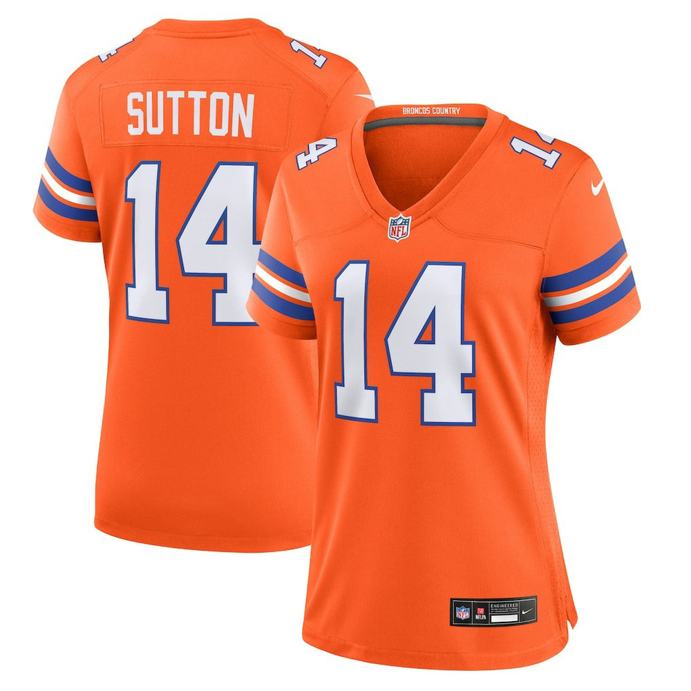 Denver Broncos Courtland Sutton  Women's Mile High Collection 1977 Throwback Player Game Jersey | NFL On sale