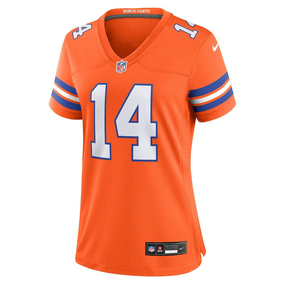 Denver Broncos Courtland Sutton  Women's Mile High Collection 1977 Throwback Player Game Jersey | NFL On sale
