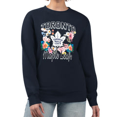 Toronto Maple Leafs G-III 4Her by Carl Banks Women's Flower Logo Pullover Sweatshirt -  NHL Sweatshirts