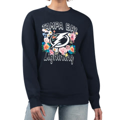 Tampa Bay Lightning G-III 4Her by Carl Banks Women's Flower Logo Pullover Sweatshirt -  NHL Sweatshirts
