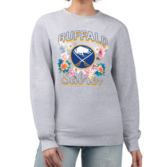 Buffalo Sabres G-III 4Her by Carl Banks Women's Flower Logo Pullover Sweatshirt -  NHL Sweatshirts