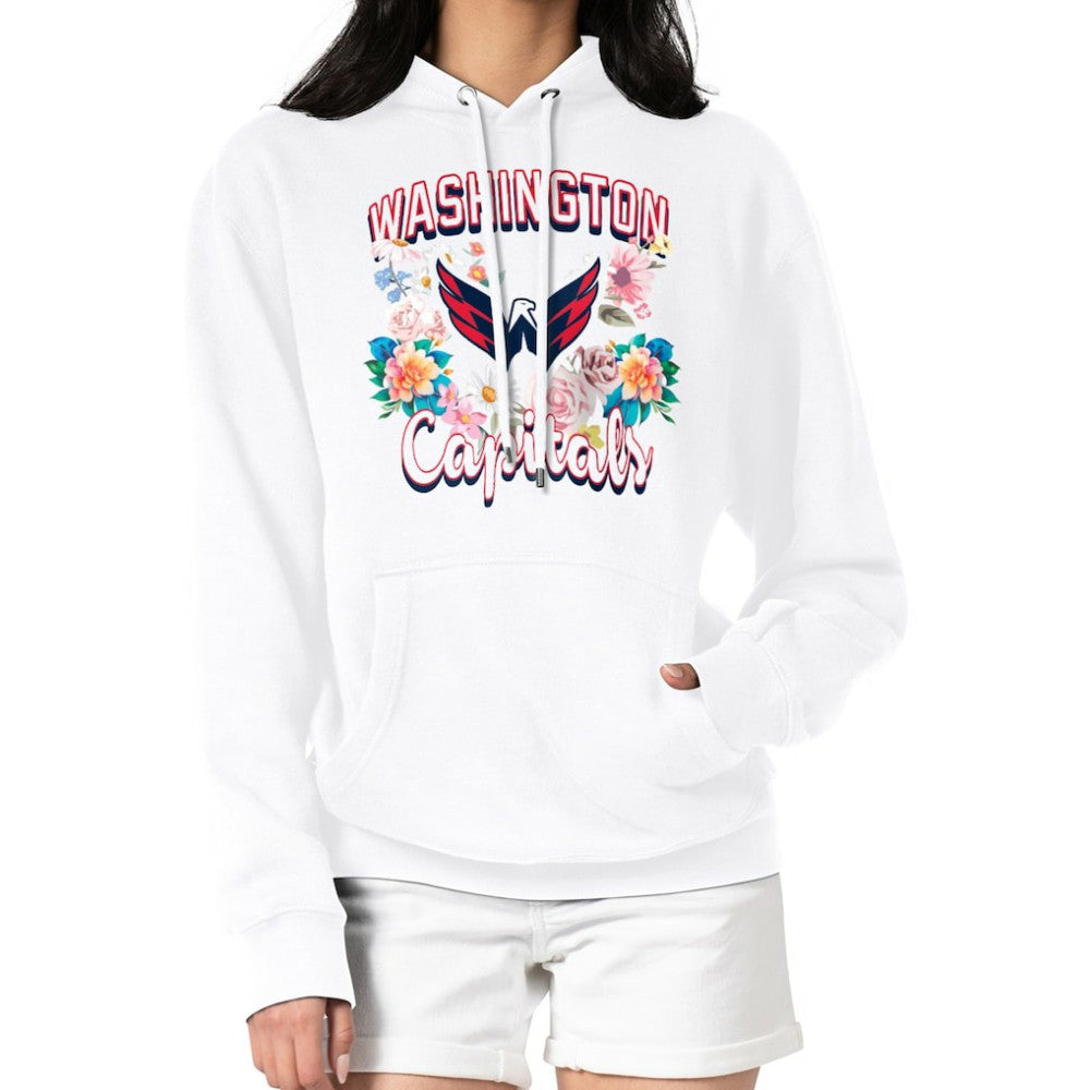 Washington Capitals G-III 4Her by Carl Banks Women's Flower Logo Pullover Hoodie -  NHL Hoodies