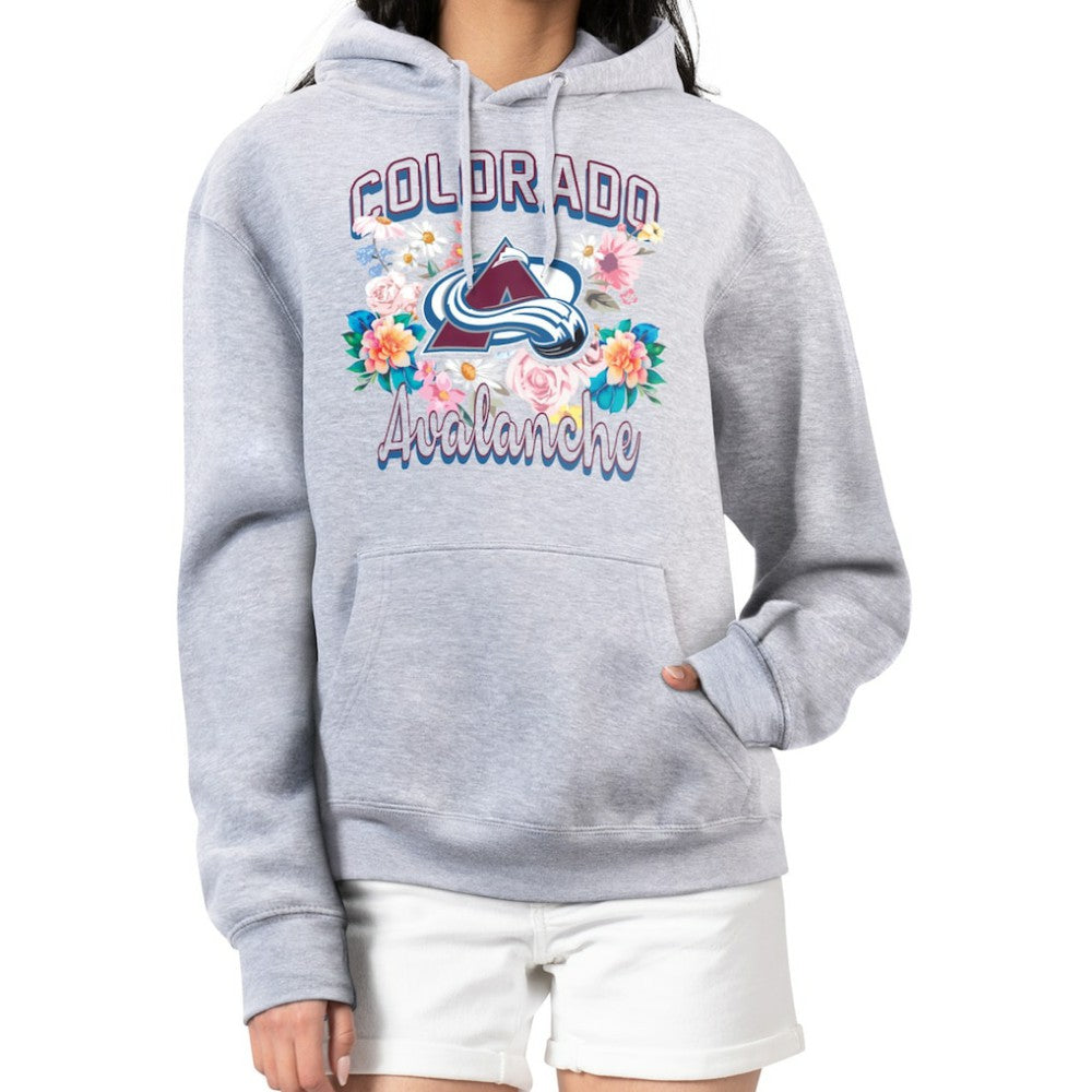 Colorado Avalanche G-III 4Her by Carl Banks Women's Flower Logo Pullover Hoodie -  NHL Hoodies