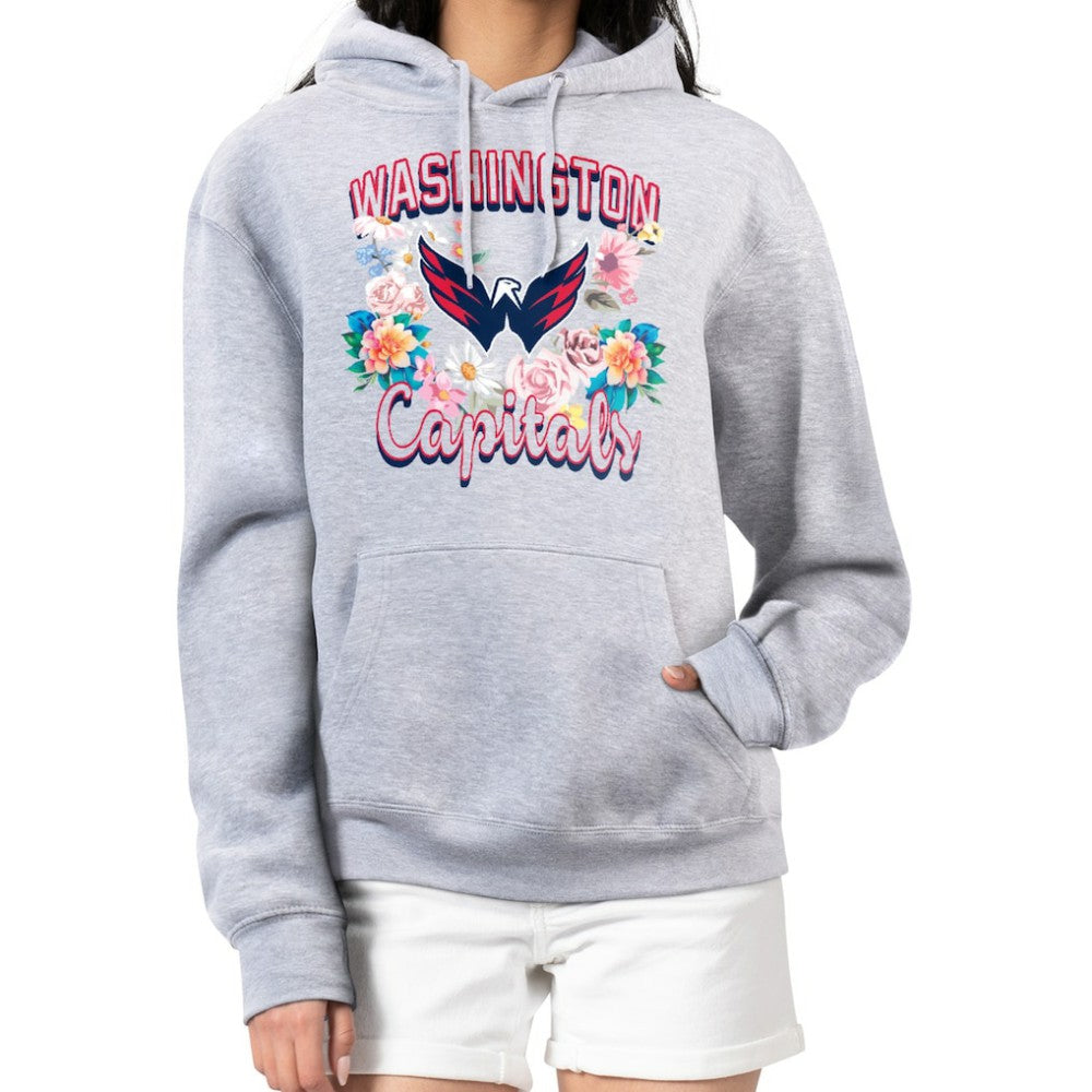 Washington Capitals G-III 4Her by Carl Banks Women's Flower Logo Pullover Hoodie -  NHL Hoodies