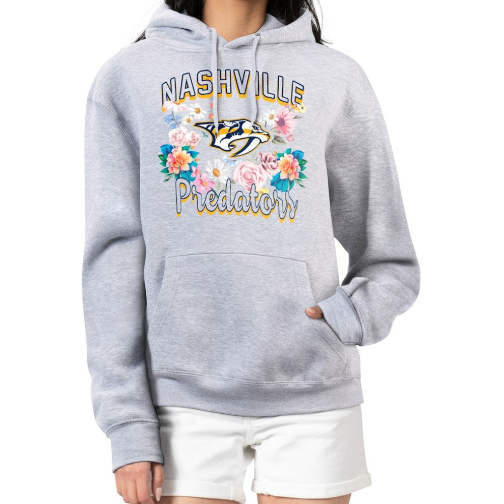 Nashville Predators G-III 4Her by Carl Banks Women's Flower Logo Pullover Hoodie -  NHL Hoodies