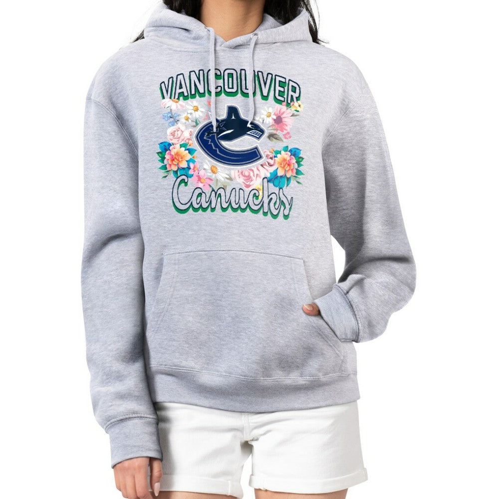 Vancouver Canucks G-III 4Her by Carl Banks Women's Flower Logo Pullover Hoodie -  NHL Hoodies