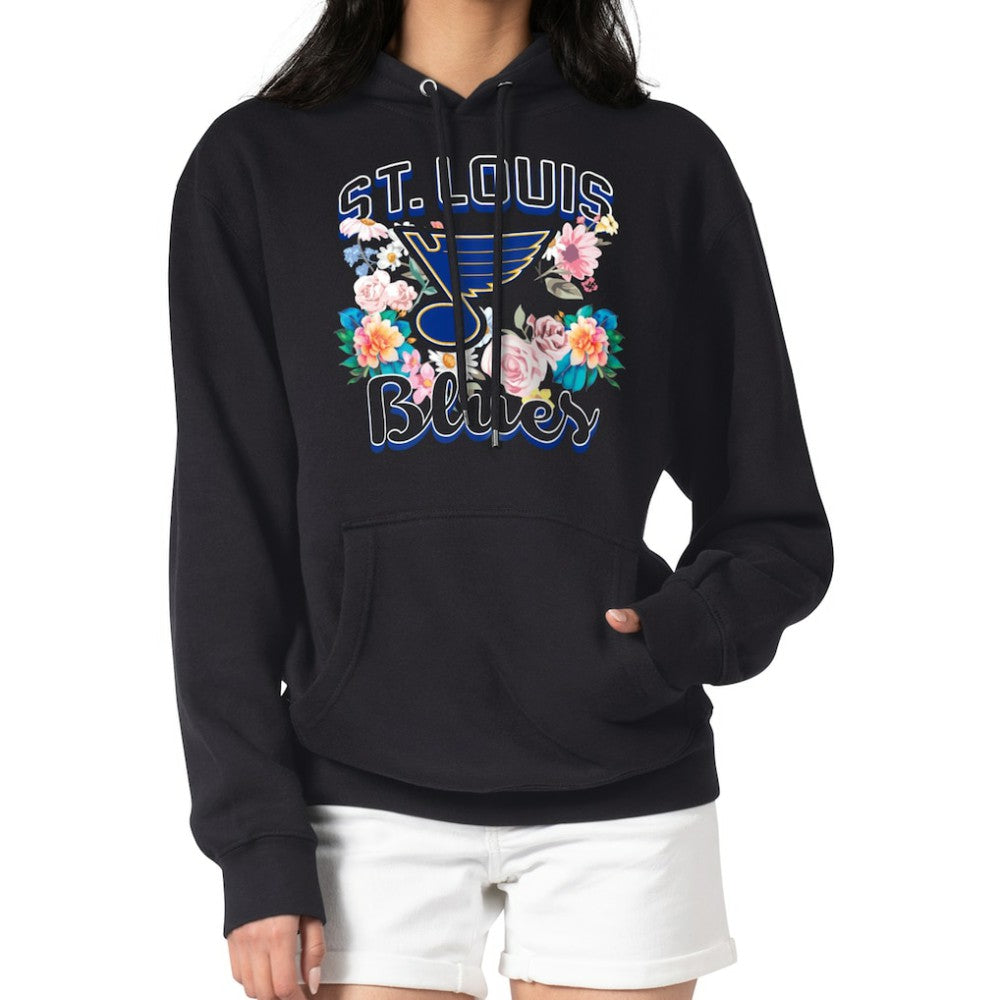 St. Louis Blues G-III 4Her by Carl Banks Women's Flower Logo Pullover Hoodie -  NHL Hoodies