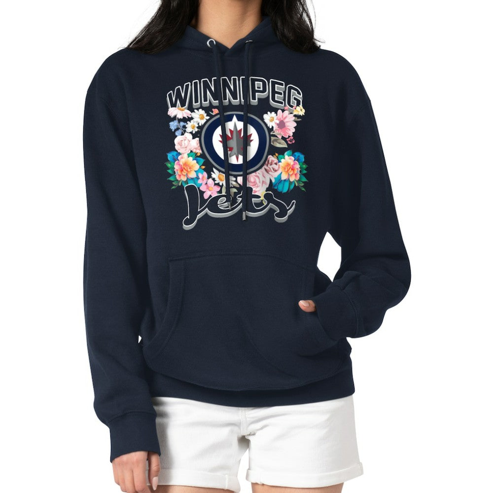 Winnipeg Jets G-III 4Her by Carl Banks Women's Flower Logo Pullover Hoodie -  NHL Hoodies