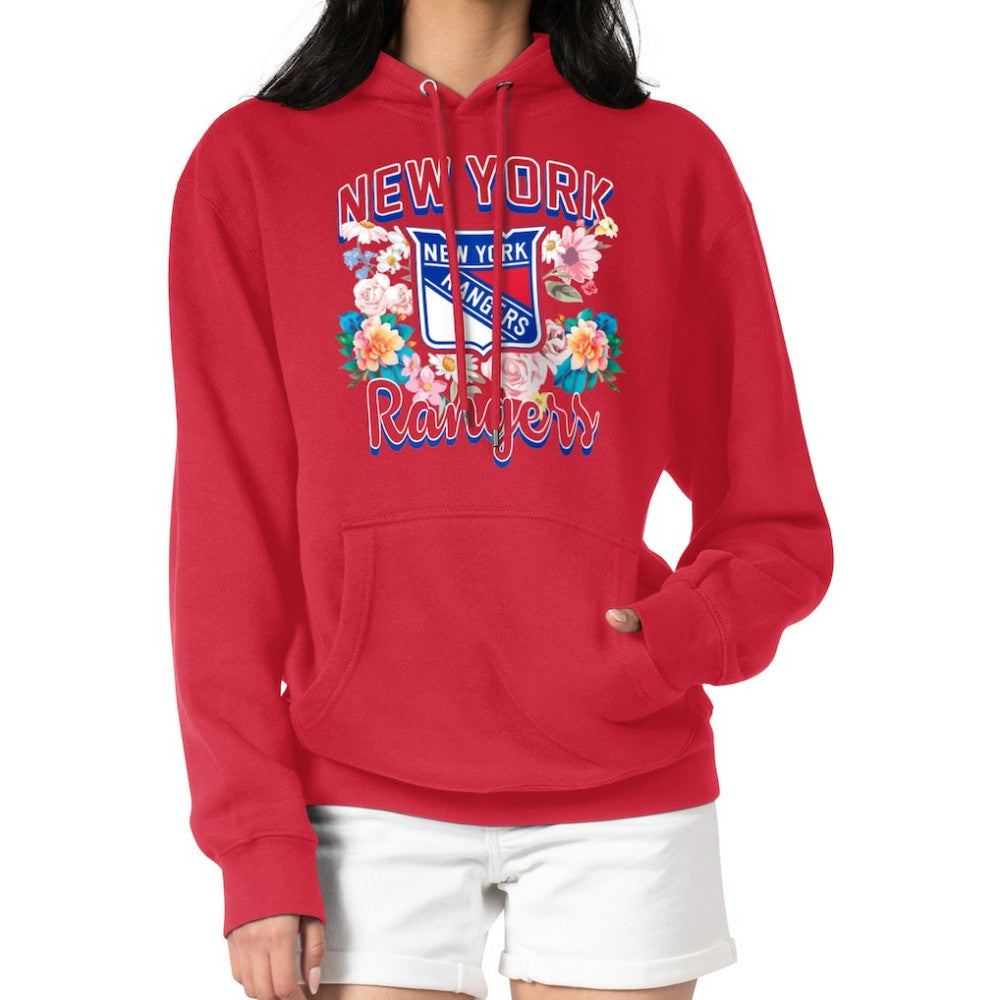 New York Rangers G-III 4Her by Carl Banks Women's Flower Logo Pullover Hoodie -  NHL Hoodies