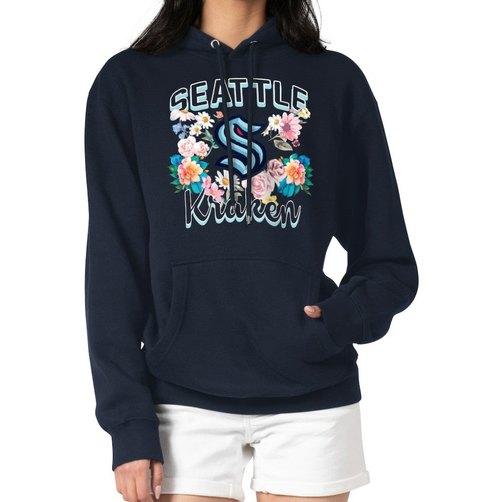 Seattle Kraken G-III 4Her by Carl Banks Women's Flower Logo Pullover Hoodie -  NHL Hoodies
