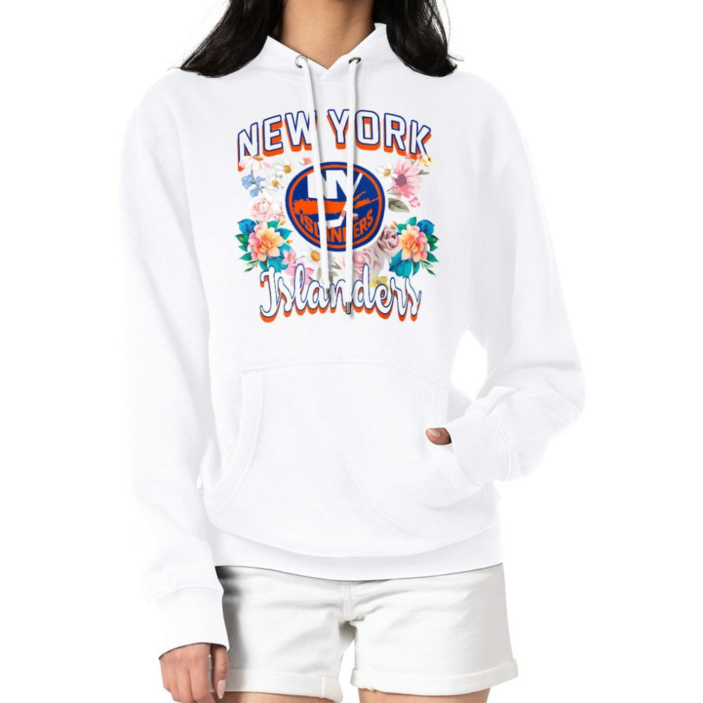 New York Islanders G-III 4Her by Carl Banks Women's Flower Logo Pullover Hoodie -  NHL Hoodies