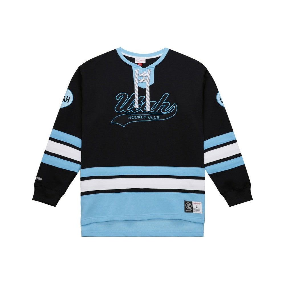 Utah Hockey Club Mitchell & Ness Heritage Lace-Up Pullover Sweatshirt -  NHL Sweatshirts