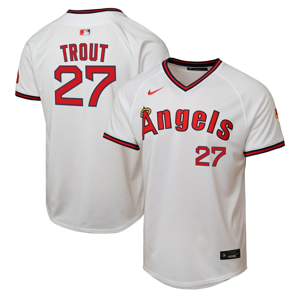 Mike Trout Los Angeles Angels Nike Youth Alternate 2 Limited Player Jersey - MLB Jerseys