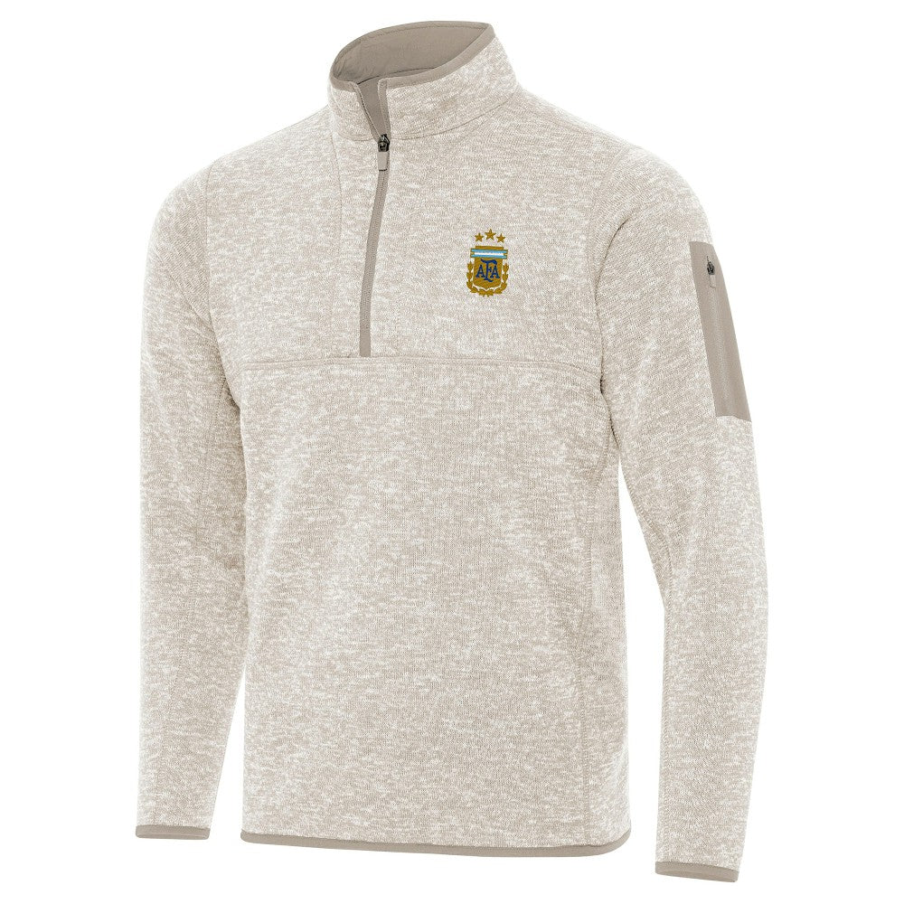 Argentina National Team Antigua Fortune Quarter-Zip Pullover Jacket