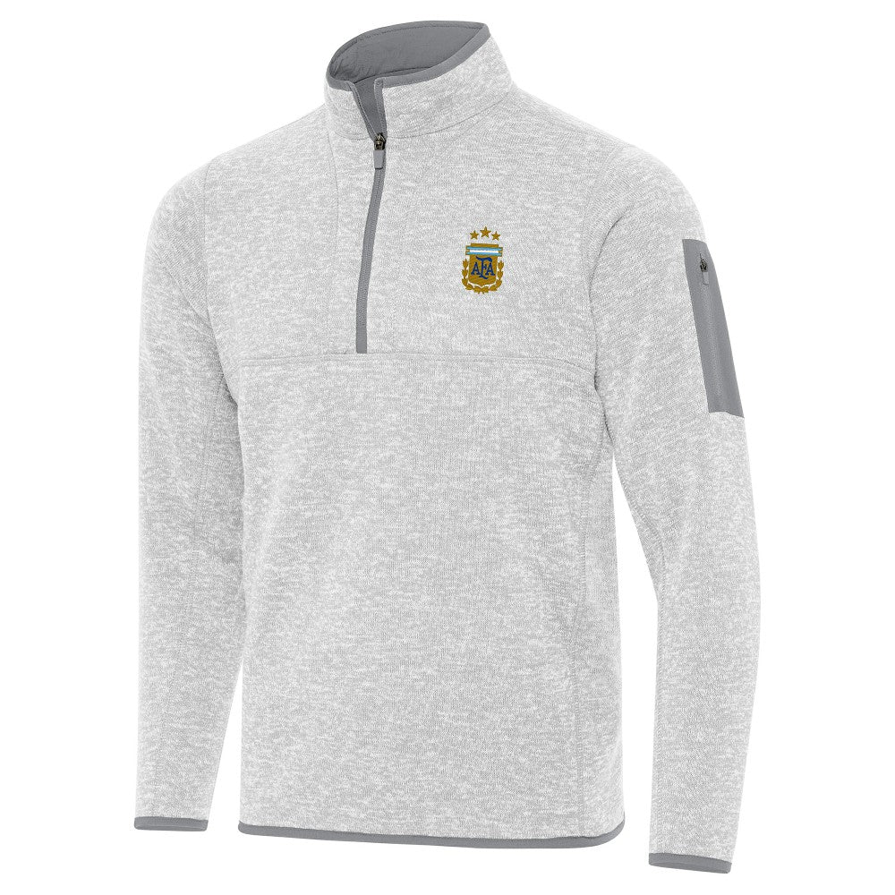 Argentina National Team Antigua Fortune Quarter-Zip Pullover Jacket