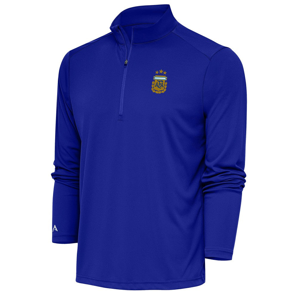 Argentina National Team Antigua Tribute Quarter-Zip Pullover Top