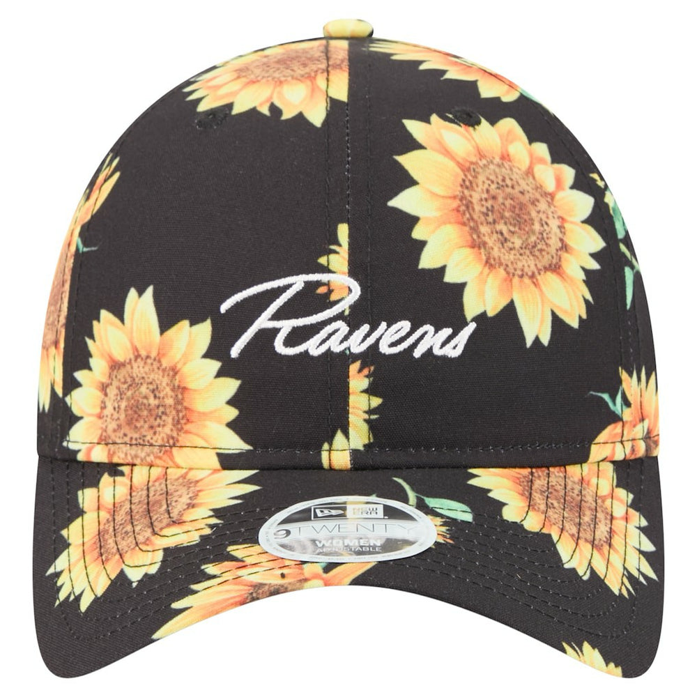 Baltimore Ravens Women's Adventure Sunflower 9TWENTY Adjustable Hat | NFL Sale