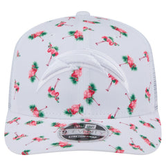 Los Angeles Chargers Adventure Flamingo Pattern 9SEVENTY Stretch-Snap Hat | NFL US