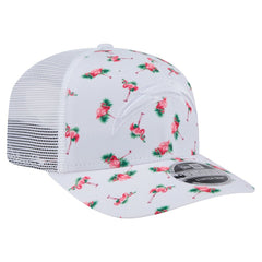 Los Angeles Chargers Adventure Flamingo Pattern 9SEVENTY Stretch-Snap Hat | NFL US