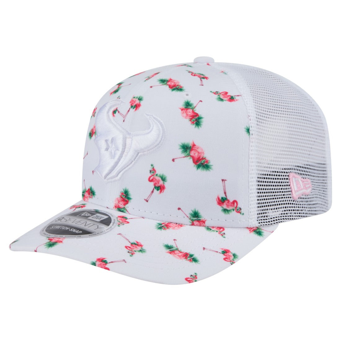 Houston Texans Adventure Flamingo Pattern 9SEVENTY Stretch-Snap Hat | NFL US