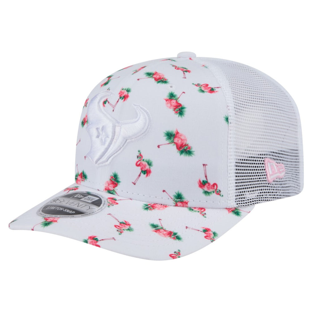 Houston Texans Adventure Flamingo Pattern 9SEVENTY Stretch-Snap Hat | NFL US