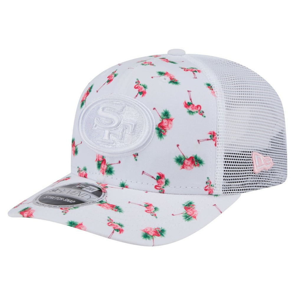 San Francisco 49ers Adventure Flamingo Pattern 9SEVENTY Stretch-Snap Hat | NFL Hot