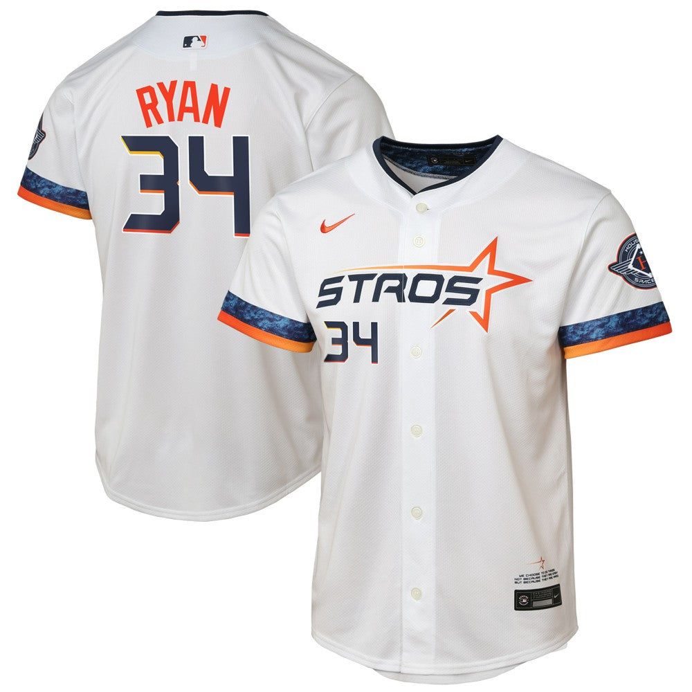 Nolan Ryan Houston Astros Nike Youth 2025 City Connect Limited Player Jersey - MLB Jerseys