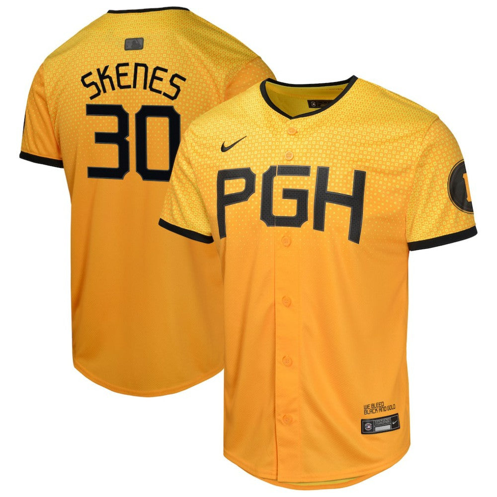 Paul Skenes Pittsburgh Pirates Nike Youth City Connect Limited Jersey  - MLB Jerseys