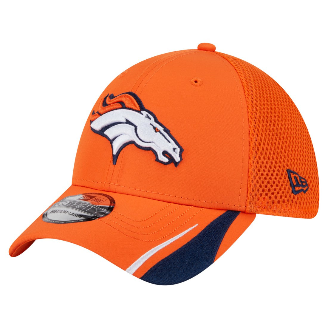 Denver Broncos Game Day Linear 39THIRTY Flex Hat | NFL New