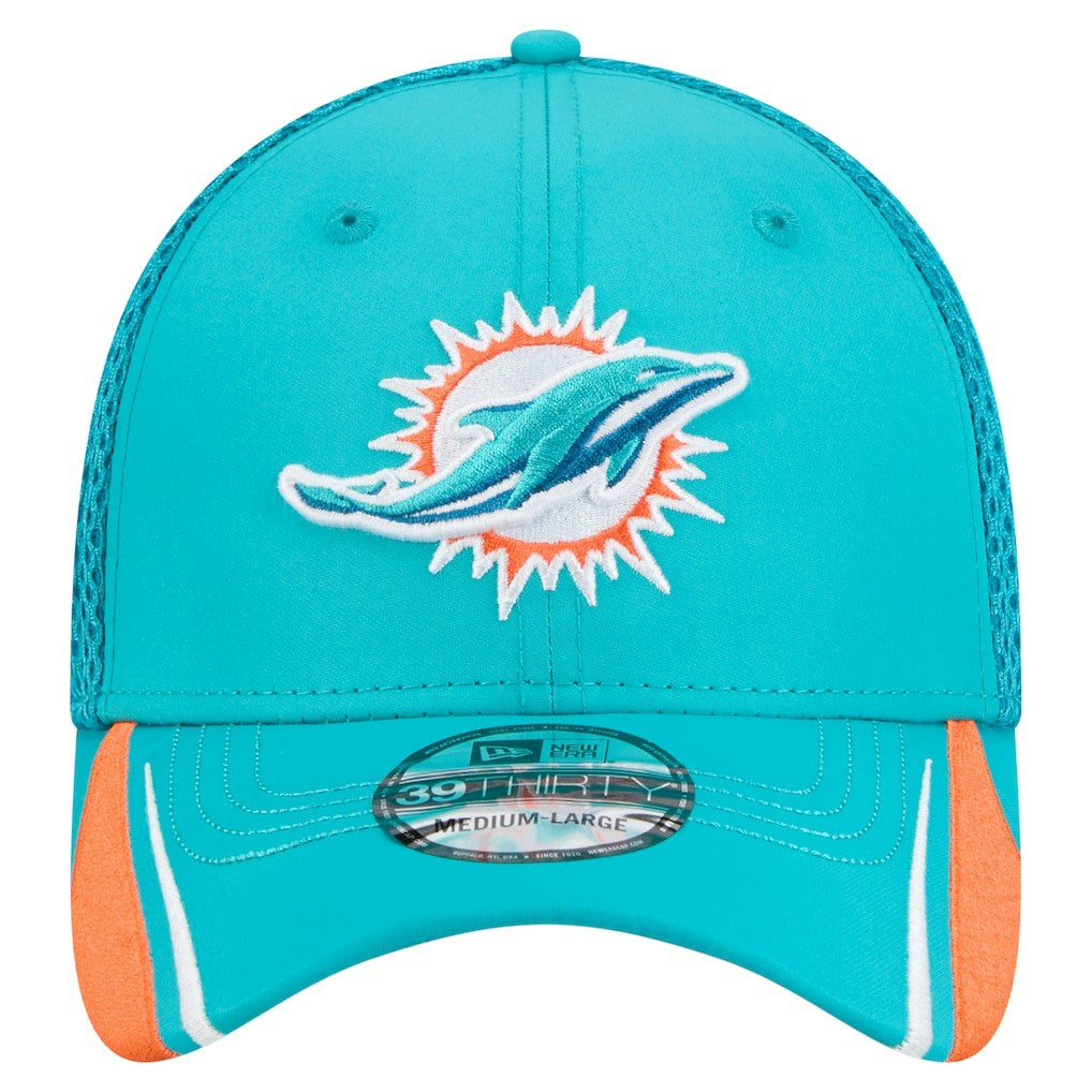 Miami Dolphins Game Day Linear 39THIRTY Flex Hat | NFL Hot