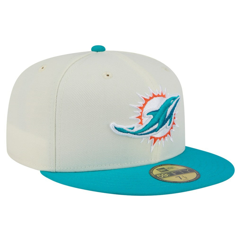 Miami Dolphins Main 59FIFTY Fitted Hat | NFL Discount