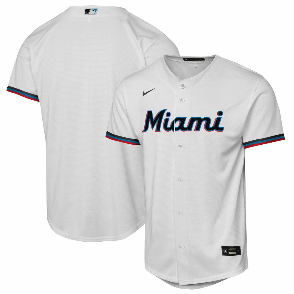 Miami Marlins Nike Youth Home Replica Jersey - MLB Jerseys