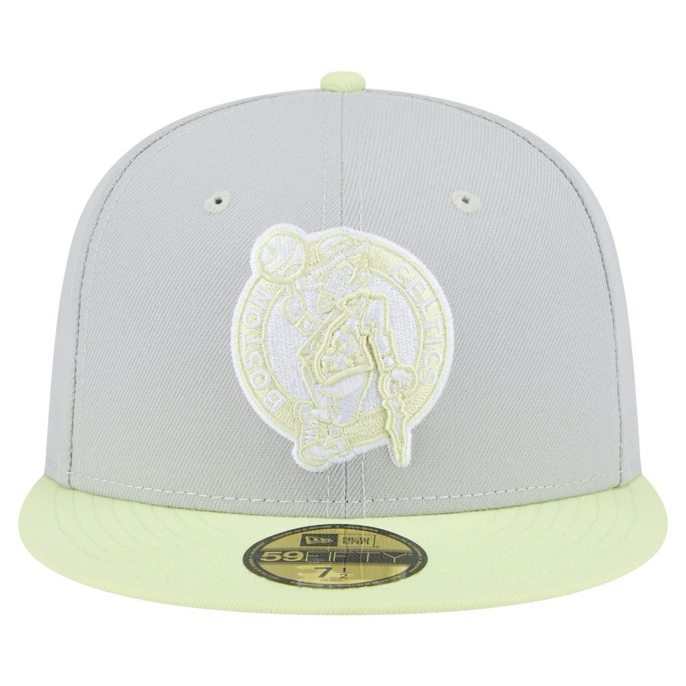 Gray/Green Boston Celtics Color Pack 2-Tone 59FIFTY Fitted Hat | NBA