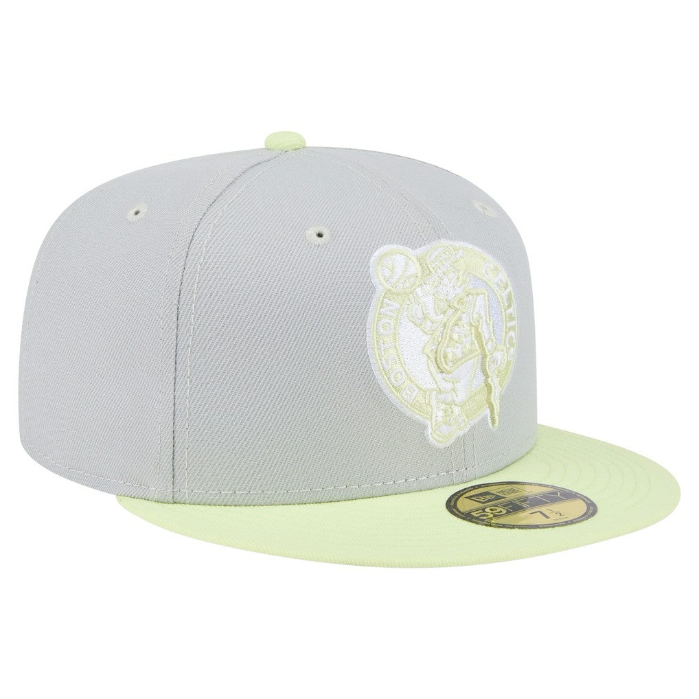 Gray/Green Boston Celtics Color Pack 2-Tone 59FIFTY Fitted Hat | NBA